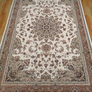 Ultra Premium Highest Density Imported  Irani Persian Silk Carpet for Your Living Room, Hall & Dinning Area 6 Feet x 9 Feet