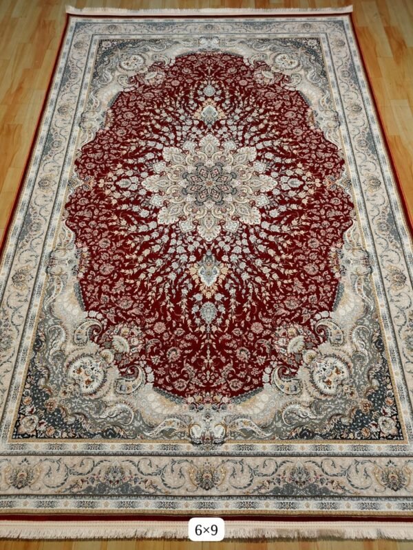 Ultra Premium Highest Density Imported  Irani Persian Silk Carpet for Your Living Room, Hall & Dinning Area 6 Feet x 9 Feet