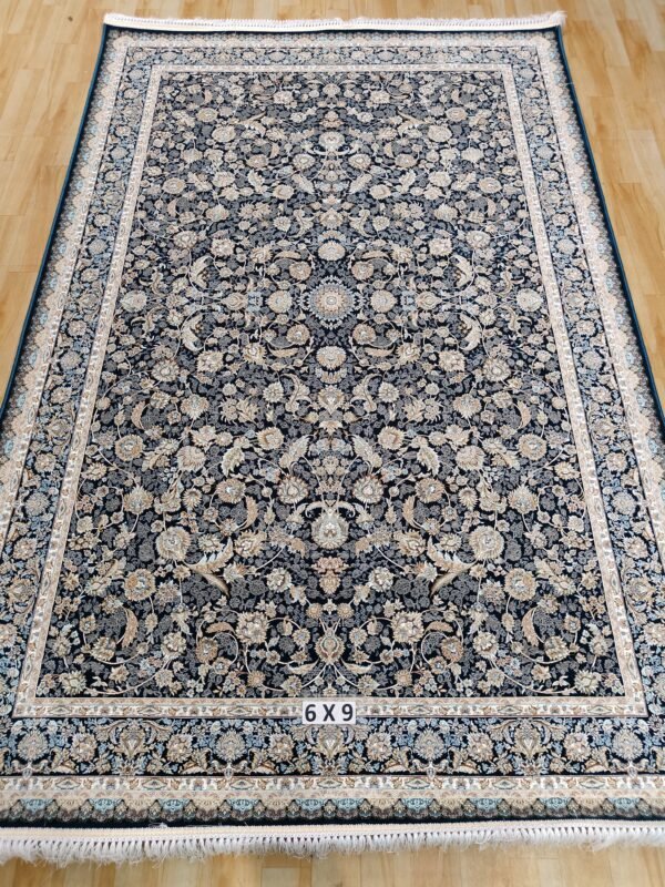 Ultra Premium Highest Density Imported  Irani Persian Silk Carpet for Your Living Room, Hall & Dinning Area 6 Feet x 9 Feet