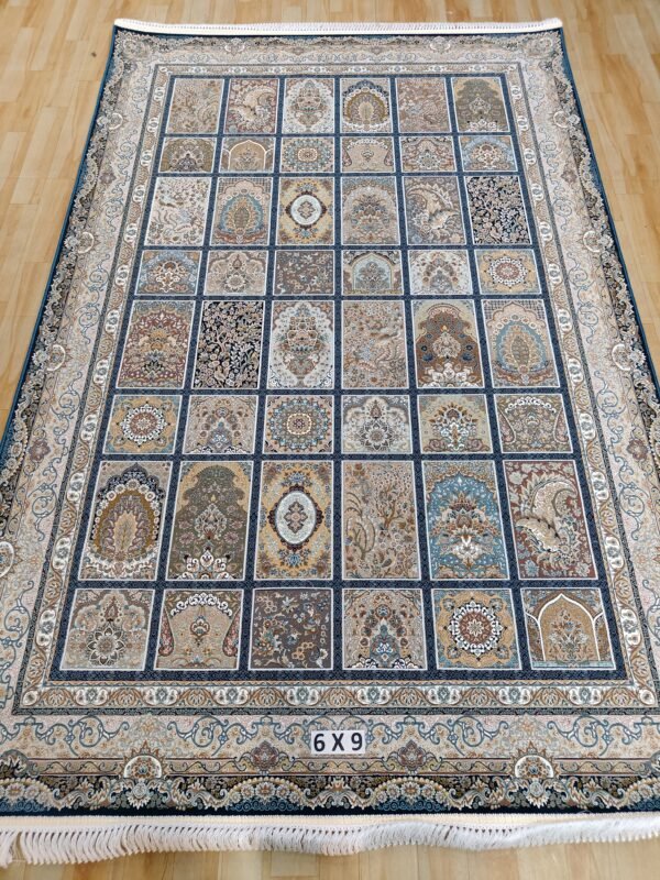 Ultra Premium Highest Density Imported  Irani Persian Silk Carpet for Your Living Room, Hall & Dinning Area 6 Feet x 9 Feet