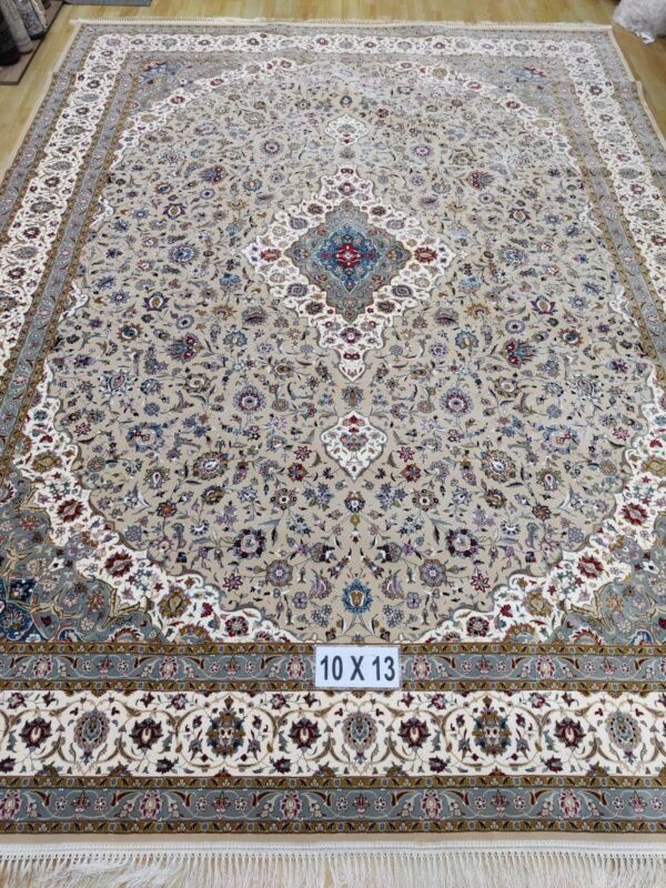 Ultra Premium Highest Density Imported  Irani Persian Silk Carpet for Your Living Room, Hall & Dinning Area 10 Feet x 13 Feet