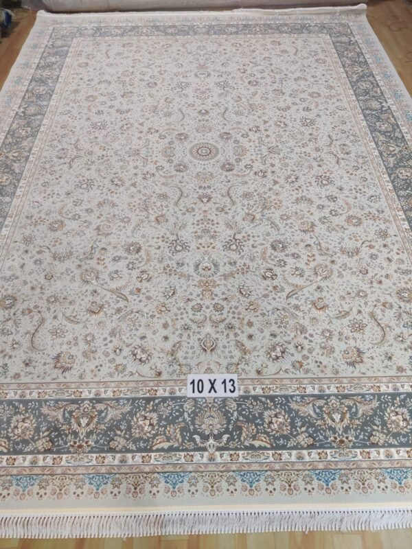 Ultra Premium Highest Density Imported  Irani Persian Silk Carpet for Your Living Room, Hall & Dinning Area 10 Feet x 13 Feet