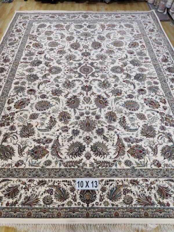 Ultra Premium Highest Density Imported  Irani Persian Silk Carpet for Your Living Room, Hall & Dinning Area 10 Feet x 13 Feet
