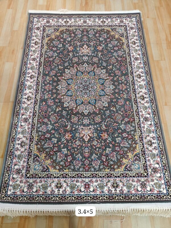 Ultra Premium Highest Density Imported  Irani Persian Silk Carpet for Your Living Room, Hall & Dinning Area 3.4 Feet x 5 Feet