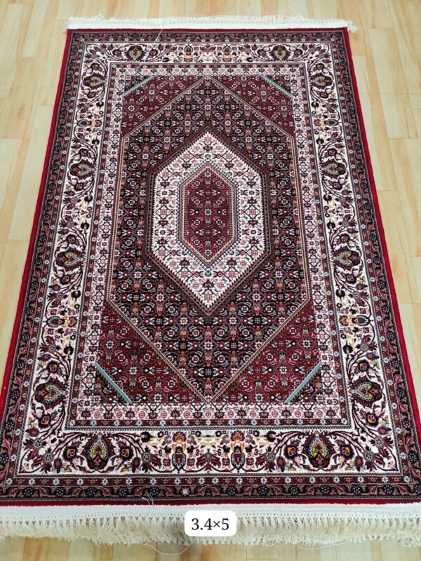 Ultra Premium Highest Density Imported  Irani Persian Silk Carpet for Your Living Room, Hall & Dinning Area 3.4 Feet x 5 Feet