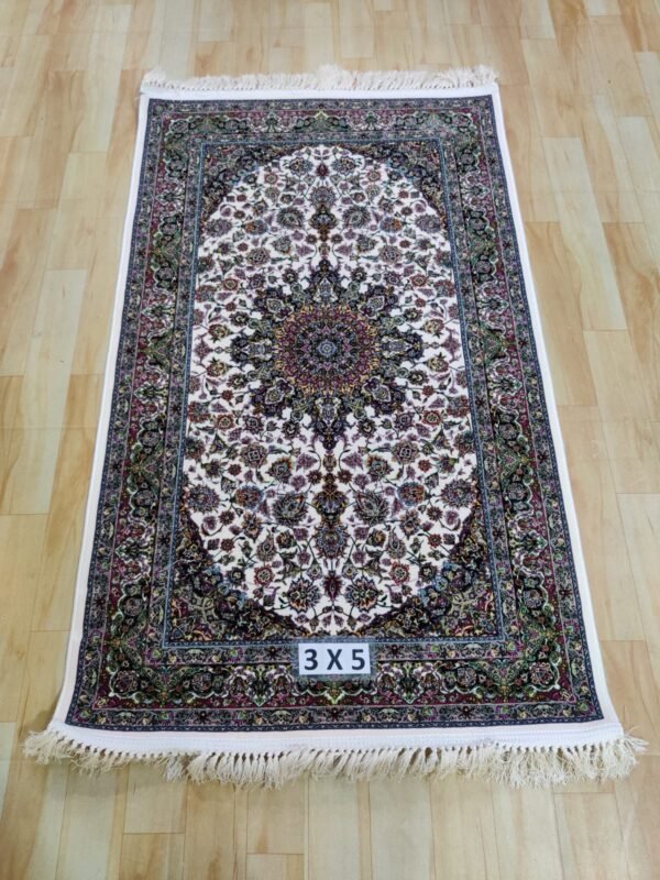 Ultra Premium Highest Density Imported  Irani Persian Silk Carpet for Your Living Room, Hall & Dinning Area 3 Feet x 5 Feet