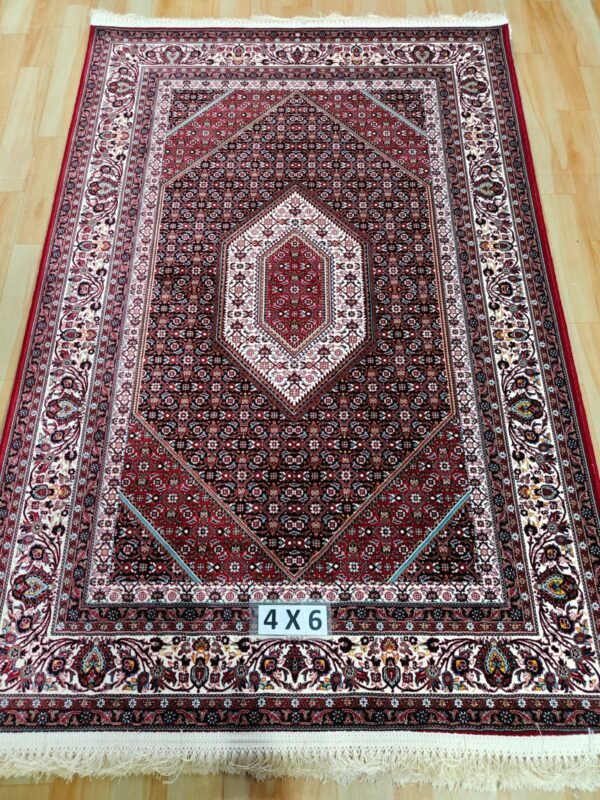 Ultra Premium Highest Density Imported  Irani Persian Silk Carpet for Your Living Room, Hall & Dinning Area 4 Feet x 6 Feet