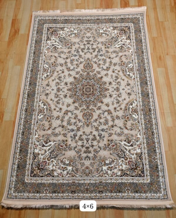 Ultra Premium Highest Density Imported  Irani Persian Silk Carpet for Your Living Room, Hall & Dinning Area 4 Feet x 6 Feet