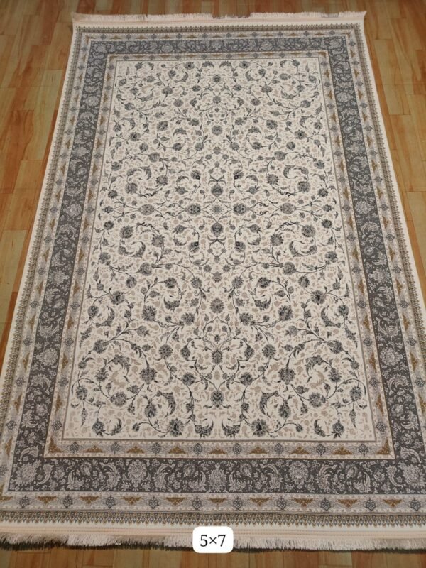 Ultra Premium Highest Density Imported  Irani Persian Silk Carpet for Your Living Room, Hall & Dinning Area 5 Feet x 7 Feet