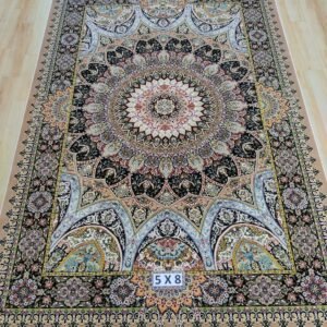 Ultra Premium Highest Density Imported  Irani Persian Silk Carpet for Your Living Room, Hall & Dinning Area 5 Feet x 8 Feet