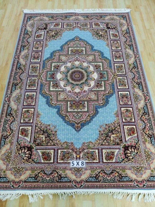 Ultra Premium Highest Density Imported  Irani Persian Silk Carpet for Your Living Room, Hall & Dinning Area 5 Feet x 8 Feet
