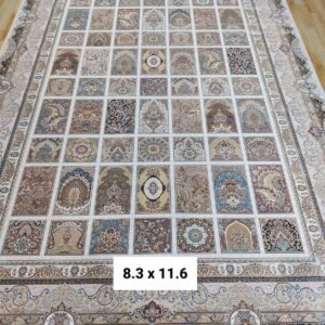 Ultra Premium Highest Density Imported  Irani Persian Silk Carpet for Your Living Room, Hall & Dinning Area 8.3 Feet x 11.6 Feet