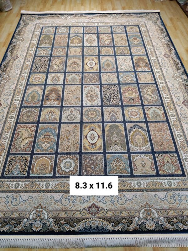 Ultra Premium Highest Density Imported  Irani Persian Silk Carpet for Your Living Room, Hall & Dinning Area 8.3 Feet x 11.6 Feet