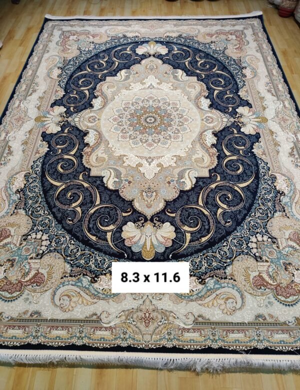 Ultra Premium Highest Density Imported  Irani Persian Silk Carpet for Your Living Room, Hall & Dinning Area 8.3 Feet x 11.6 Feet