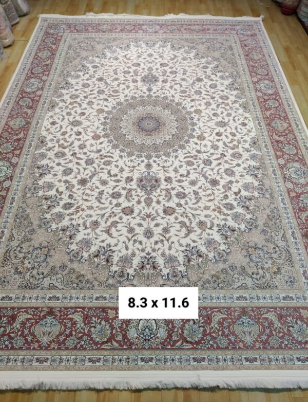 Ultra Premium Highest Density Imported  Irani Persian Silk Carpet for Your Living Room, Hall & Dinning Area 8.3 Feet x 11.6 Feet