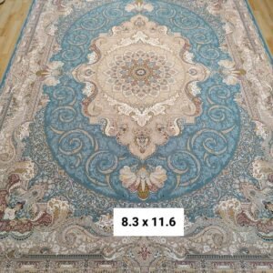 Ultra Premium Highest Density Imported  Irani Persian Silk Carpet for Your Living Room, Hall & Dinning Area 8.3 Feet x 11.6 Feet