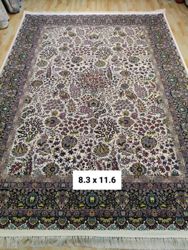 Ultra Premium Highest Density Imported  Irani Persian Silk Carpet for Your Living Room, Hall & Dinning Area 8.3 Feet x 11.6 Feet