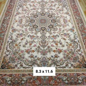 Ultra Premium Highest Density Imported  Irani Persian Silk Carpet for Your Living Room, Hall & Dinning Area 8.3 Feet x 11.6 Feet
