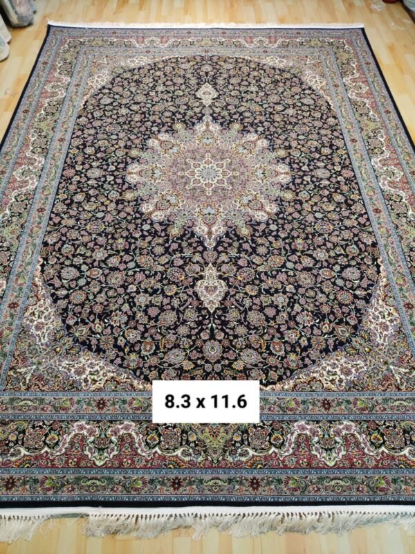 Ultra Premium Highest Density Imported  Irani Persian Silk Carpet for Your Living Room, Hall & Dinning Area 8.3 Feet x 11.6 Feet