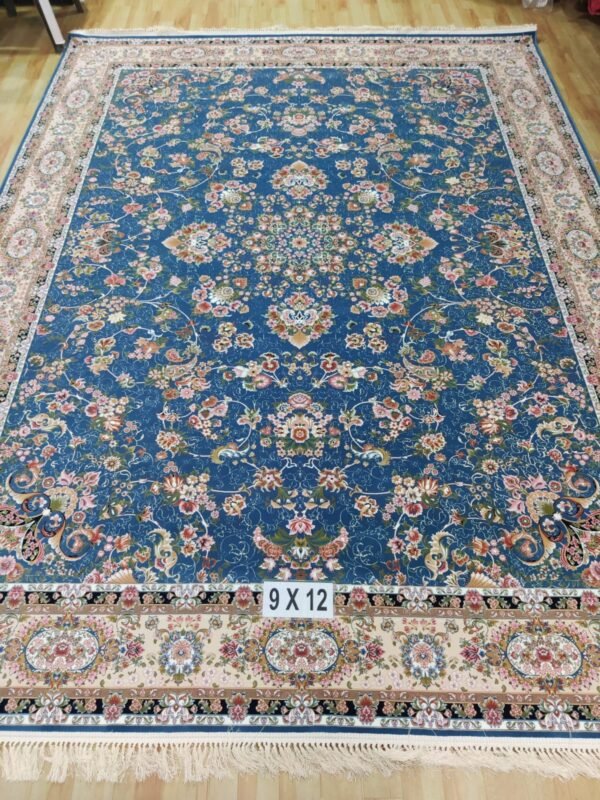 Ultra Premium Highest Density Imported  Irani Persian Silk Carpet for Your Living Room, Hall & Dinning Area 9 Feet x 12 Feet