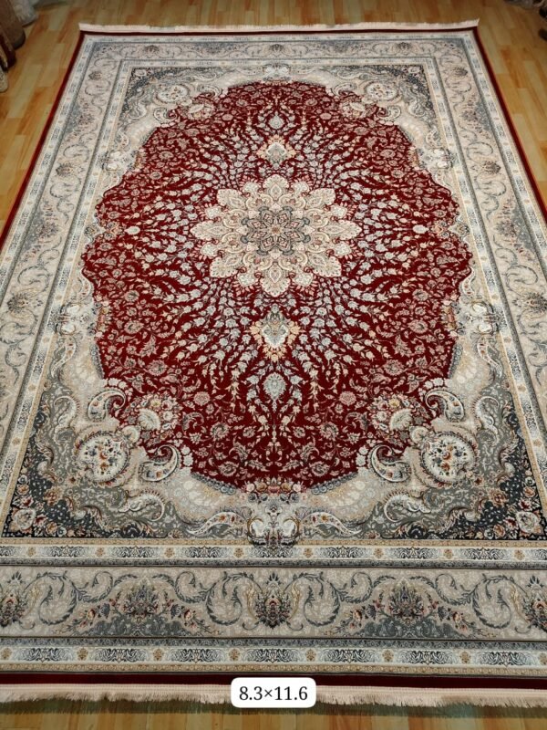 Ultra Premium Highest Density Imported  Irani Persian Silk Carpet for Your Living Room, Hall & Dinning Area 9 Feet x 12 Feet