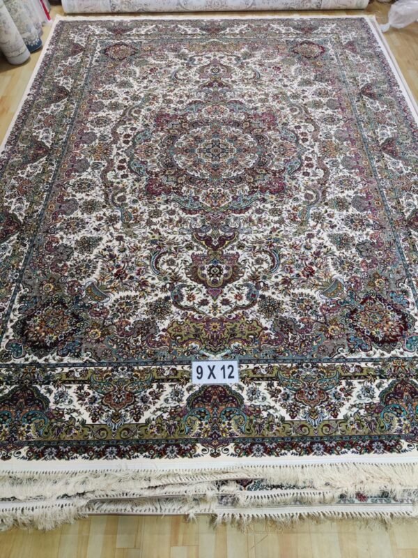 Ultra Premium Highest Density Imported  Irani Persian Silk Carpet for Your Living Room, Hall & Dinning Area 9 Feet x 12 Feet