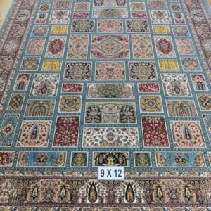Ultra Premium Highest Density Imported  Irani Persian Silk Carpet for Your Living Room, Hall & Dinning Area 9 Feet x 12 Feet