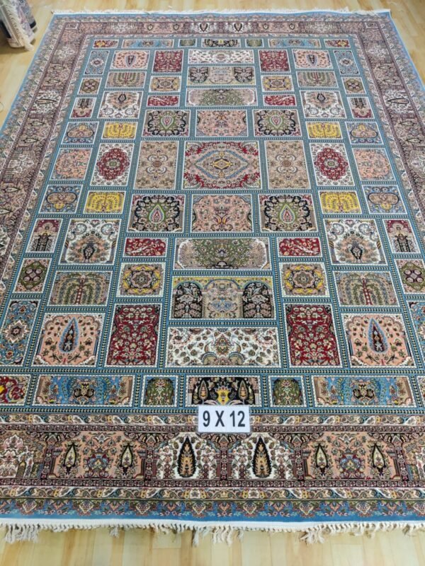 Ultra Premium Highest Density Imported  Irani Persian Silk Carpet for Your Living Room, Hall & Dinning Area 9 Feet x 12 Feet