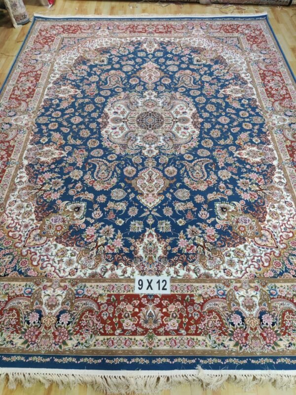 Ultra Premium Highest Density Imported  Irani Persian Silk Carpet for Your Living Room, Hall & Dinning Area 9 Feet x 12 Feet