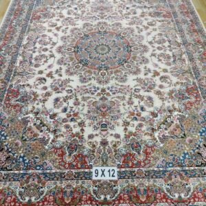 Ultra Premium Highest Density Imported  Irani Persian Silk Carpet for Your Living Room, Hall & Dinning Area 9 Feet x 12 Feet