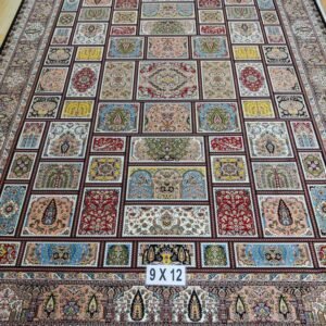 Ultra Premium Highest Density Imported  Irani Persian Silk Carpet for Your Living Room, Hall & Dinning Area 9 Feet x 12 Feet