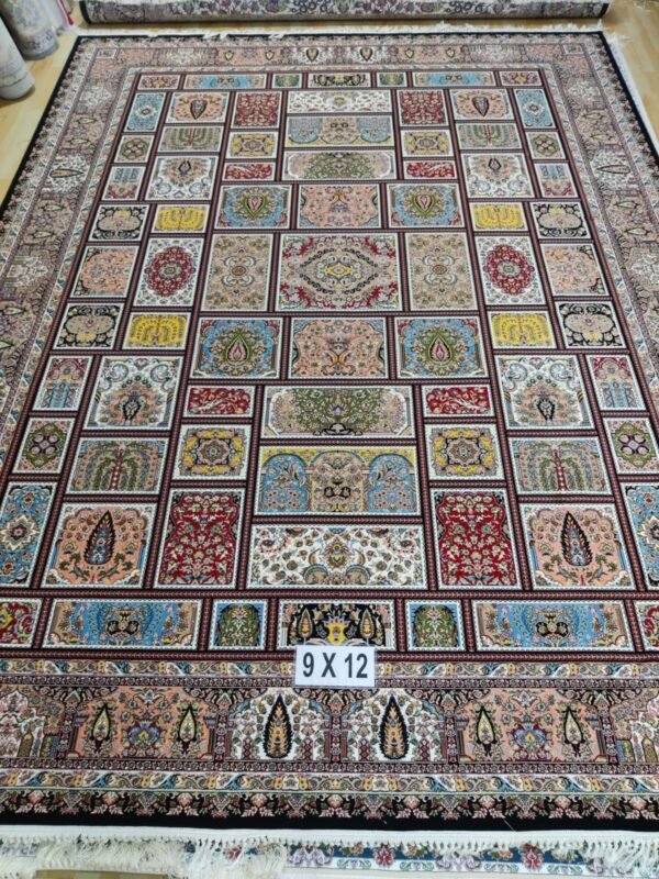 Ultra Premium Highest Density Imported  Irani Persian Silk Carpet for Your Living Room, Hall & Dinning Area 9 Feet x 12 Feet