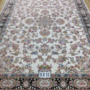 Ultra Premium Highest Density Imported  Irani Persian Silk Carpet for Your Living Room, Hall & Dinning Area 9 Feet x 12 Feet