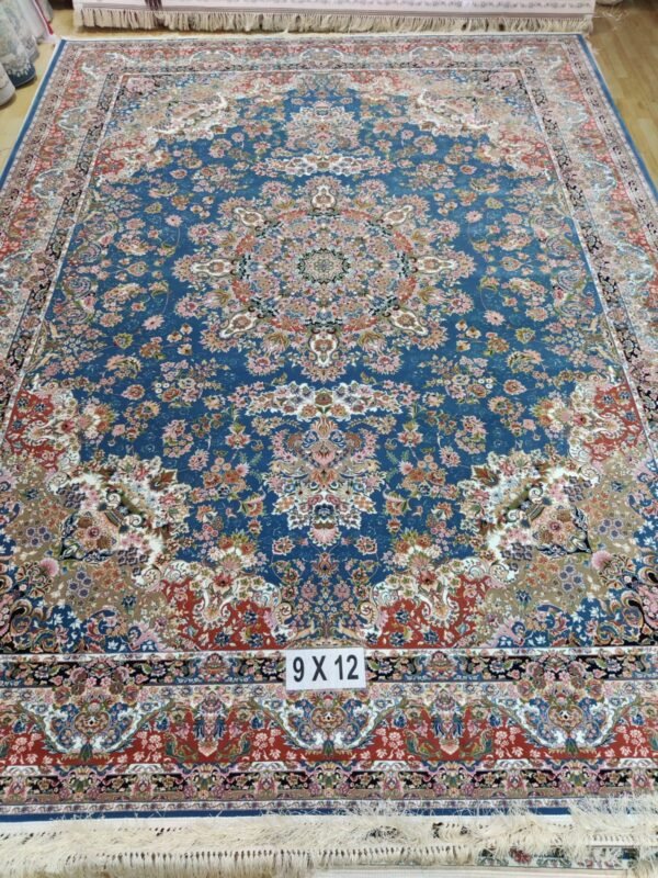 Ultra Premium Highest Density Imported  Irani Persian Silk Carpet for Your Living Room, Hall & Dinning Area 9 Feet x 12 Feet