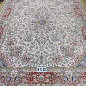 Ultra Premium Highest Density Imported  Irani Persian Silk Carpet for Your Living Room, Hall & Dinning Area 9 Feet x 12 Feet