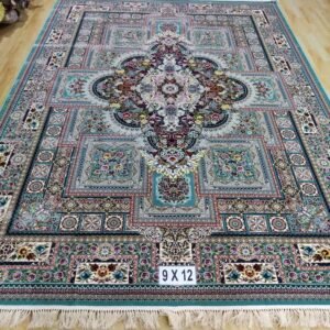 Ultra Premium Highest Density Imported  Irani Persian Silk Carpet for Your Living Room, Hall & Dinning Area 9 Feet x 12 Feet