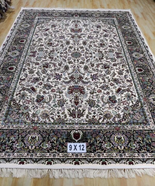 Ultra Premium Highest Density Imported  Irani Persian Silk Carpet for Your Living Room, Hall & Dinning Area 9 Feet x 12 Feet