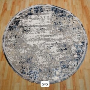 Premium Quality Turkish Modern Round Carpet 5 Feet X 5 Feet