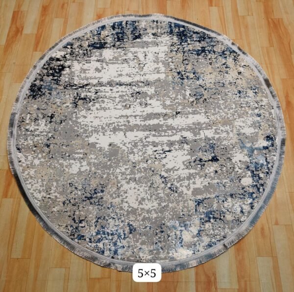 Premium Quality Turkish Modern Round Carpet 5 Feet X 5 Feet