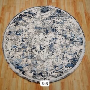 Premium Quality Turkish Modern Round Carpet 5 Feet X 5 Feet