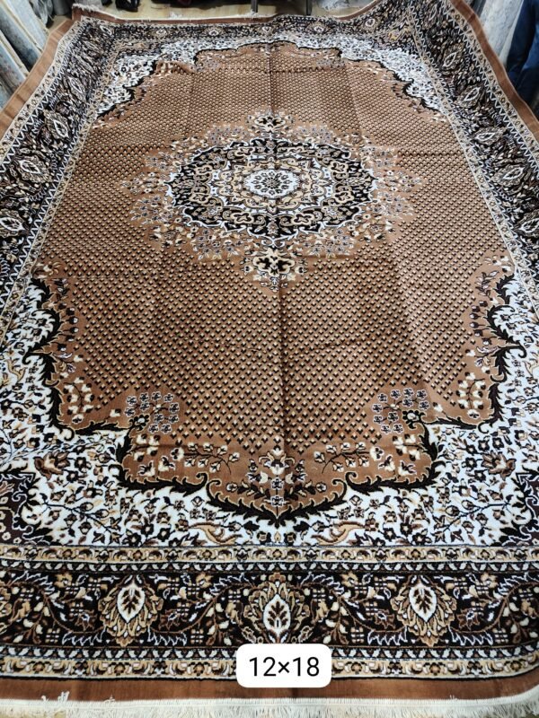 BCF Carpet Medium Density Indian Persian Carpet for Your Living Room, Hall & Dinning Area 12 feet x 18 feet