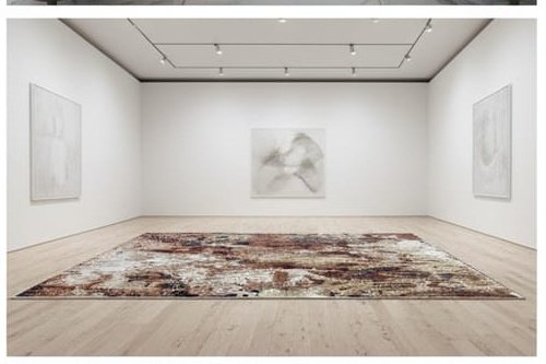Abstract Area Rug Modern Style | Premium Indian Made Superior Comfort & Construction | Stain Shedding Resistant 6 Feet X 9 Feet - Image 6