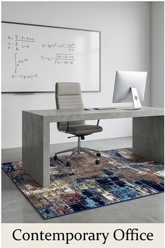 Abstract Area Rug Modern Style | Premium Indian Made Superior Comfort & Construction | Stain Shedding Resistant 6 Feet X 9 Feet - Image 6