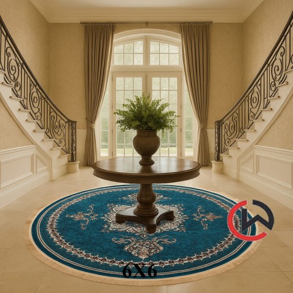 Premium Turkish Persian Carpet 6 Feet X 6 Feet