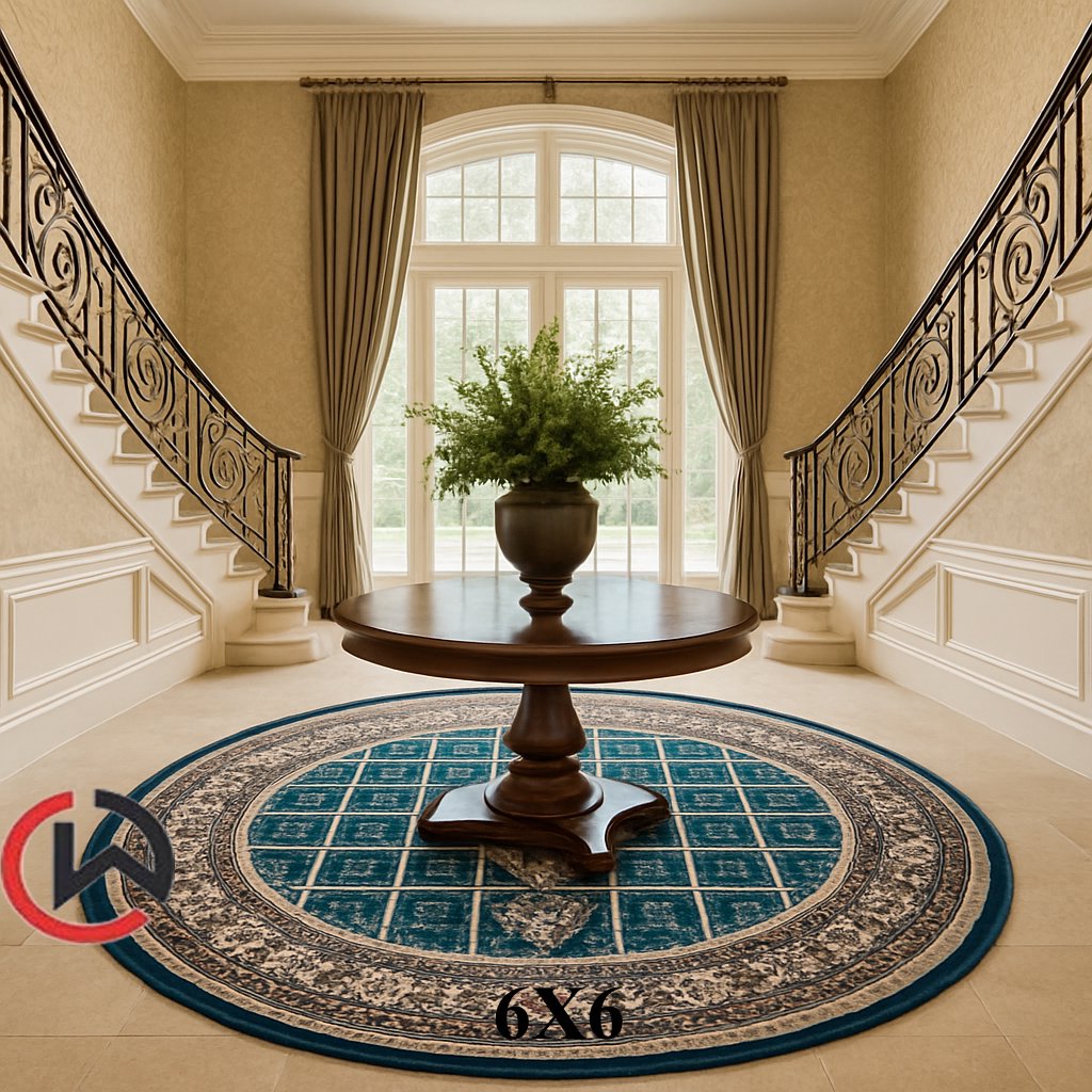 Premium Turkish Persian Carpet 6 Feet X 6 Feet