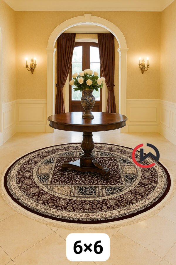Premium Turkish Persian Carpet 6 Feet X 6 Feet