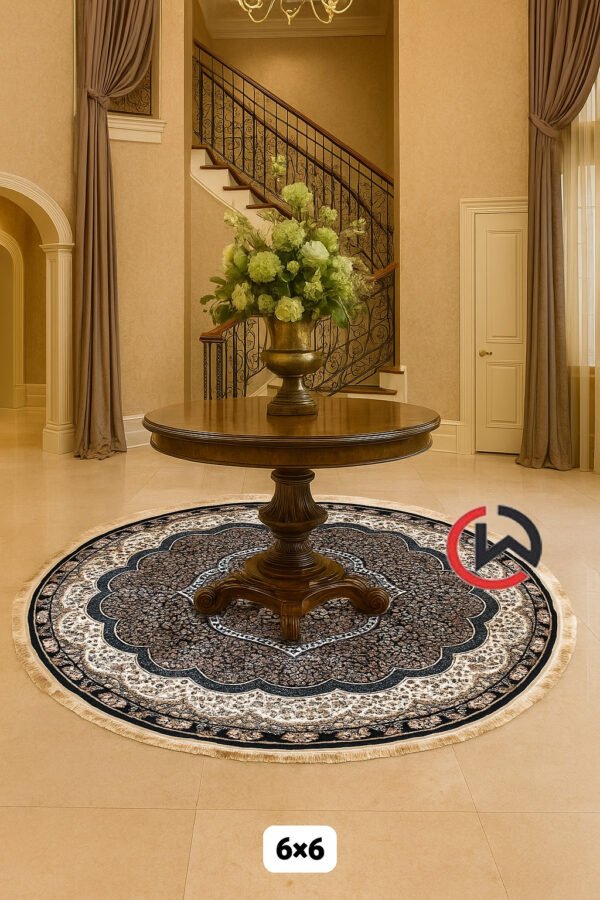 Premium Turkish Persian Carpet 6 Feet X 6 Feet