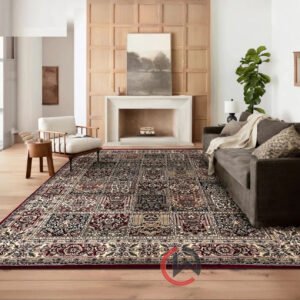 Persian Wool Traditional Heavy Anti Skid Rug For Living Room & Bed Room