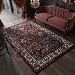 Persian Wool Traditional Heavy Anti Skid Rug For Living Room & Bed Room