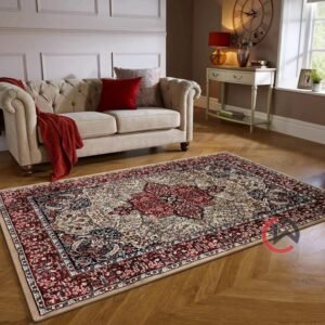 Persian Wool Traditional Heavy Anti Skid Rug For Living Room & Bed Room